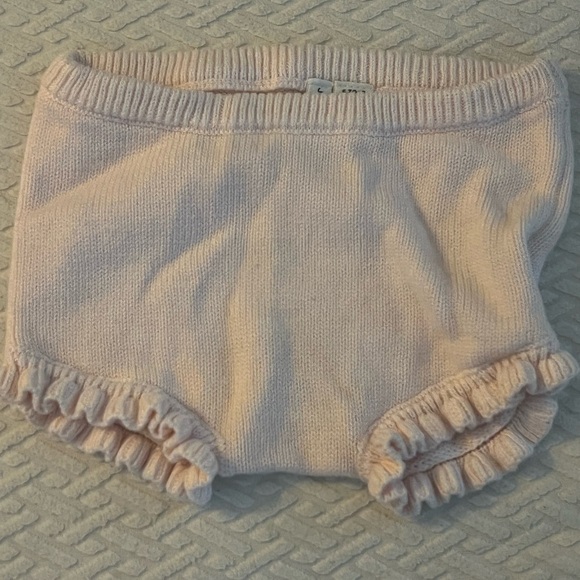 Janie & Jack Pink Knit Baby Bloomers 6-12 Months - Picture 1 of 2
